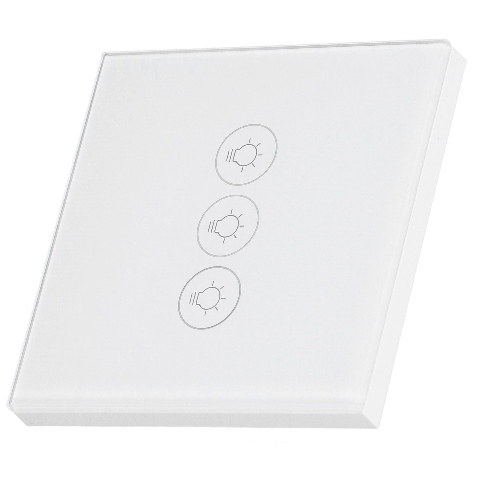 WiFi Touch Light Switch Voice Control Dimmable Smart Wall Touch Switch with Timer for Tuya 90‑250V