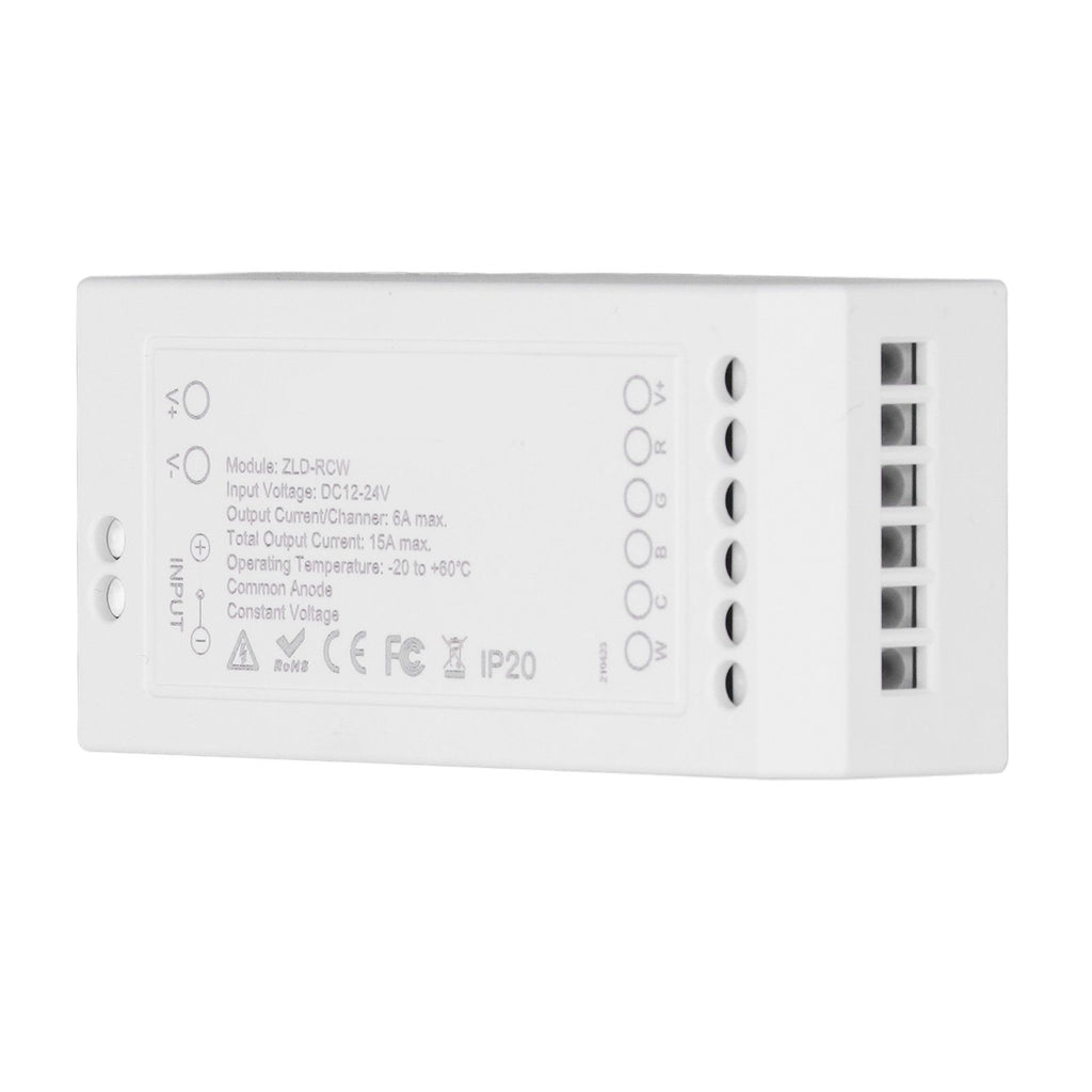 For Zigbee LED Driver Smart Home LED Strip Controller RGB+CW Light Strip Controller with App DC12~24V