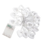 LED String Lights Heart Shaped Fairy String Lights Battery Powered for Garden Holiday Wedding Birthday Party 3 Meter 20LED