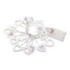 LED String Lights Heart Shaped Fairy String Lights Battery Powered for Garden Holiday Wedding Birthday Party 3 Meter 20LED