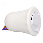 LED Cute Night Lamp Ghost Shaped 7 Colors Light USB Charging Silicone and ABS Bed Light for Kids Bedroom Halloween
