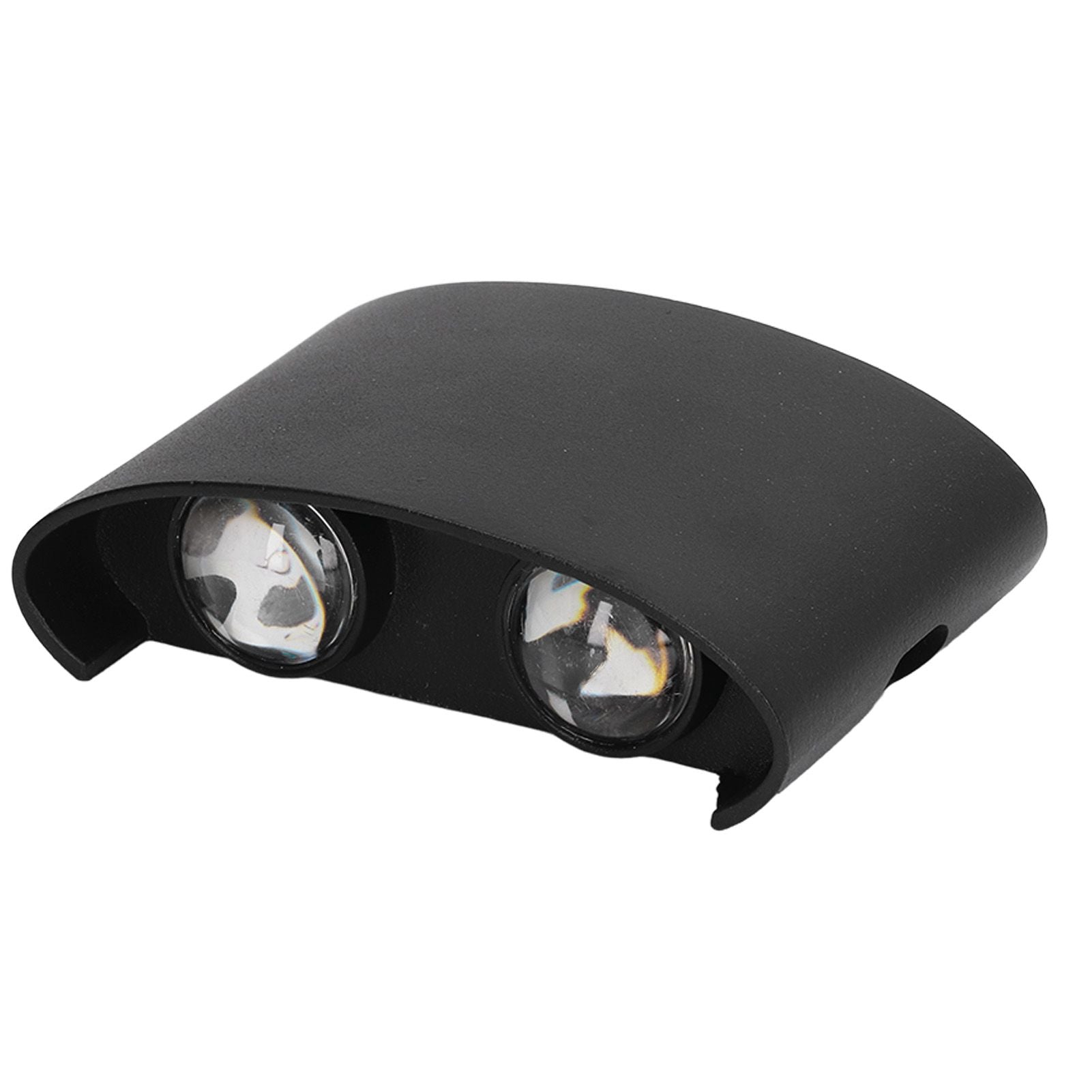 LED Wall Lamp Waterproof Modern Sconce Light Indoor Outdoor Decoration 90‑265V 4W Black Shell Warm Light