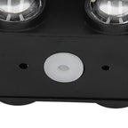 LED Wall Lamp Waterproof Modern Sconce Light Indoor Outdoor Decoration 90‑265V 4W Black Shell Warm Light