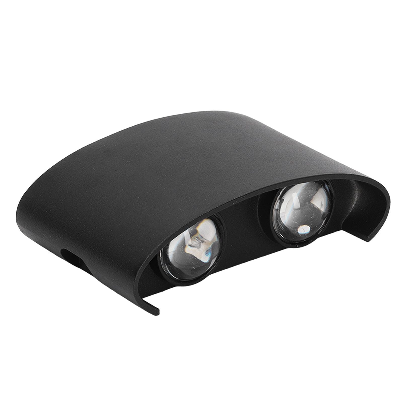 LED Wall Lamp Waterproof Modern Sconce Light Indoor Outdoor Decoration 90‑265V 4W Black Shell White Light