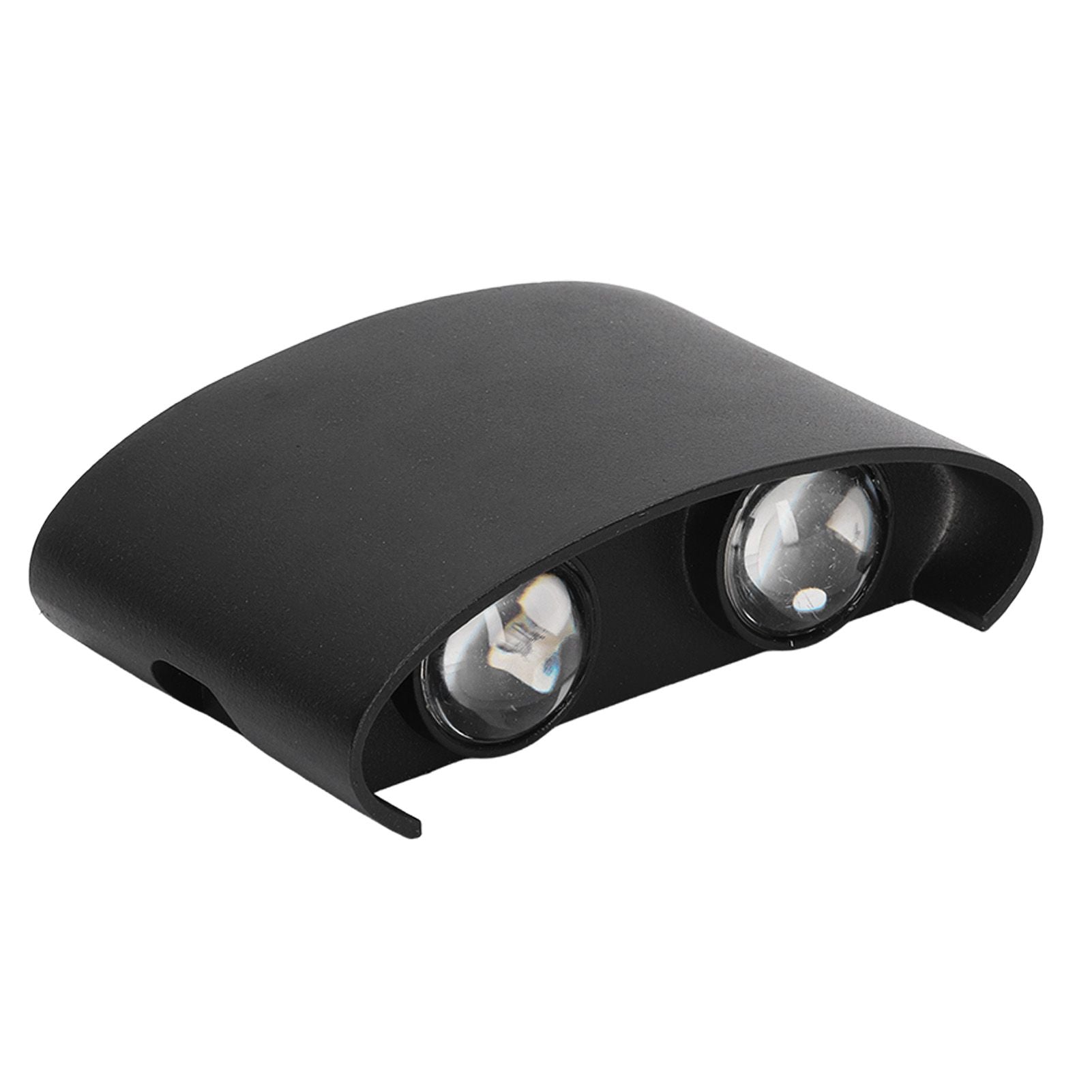 LED Wall Lamp Waterproof Modern Sconce Light Indoor Outdoor Decoration 90‑265V 4W Black Shell White Light