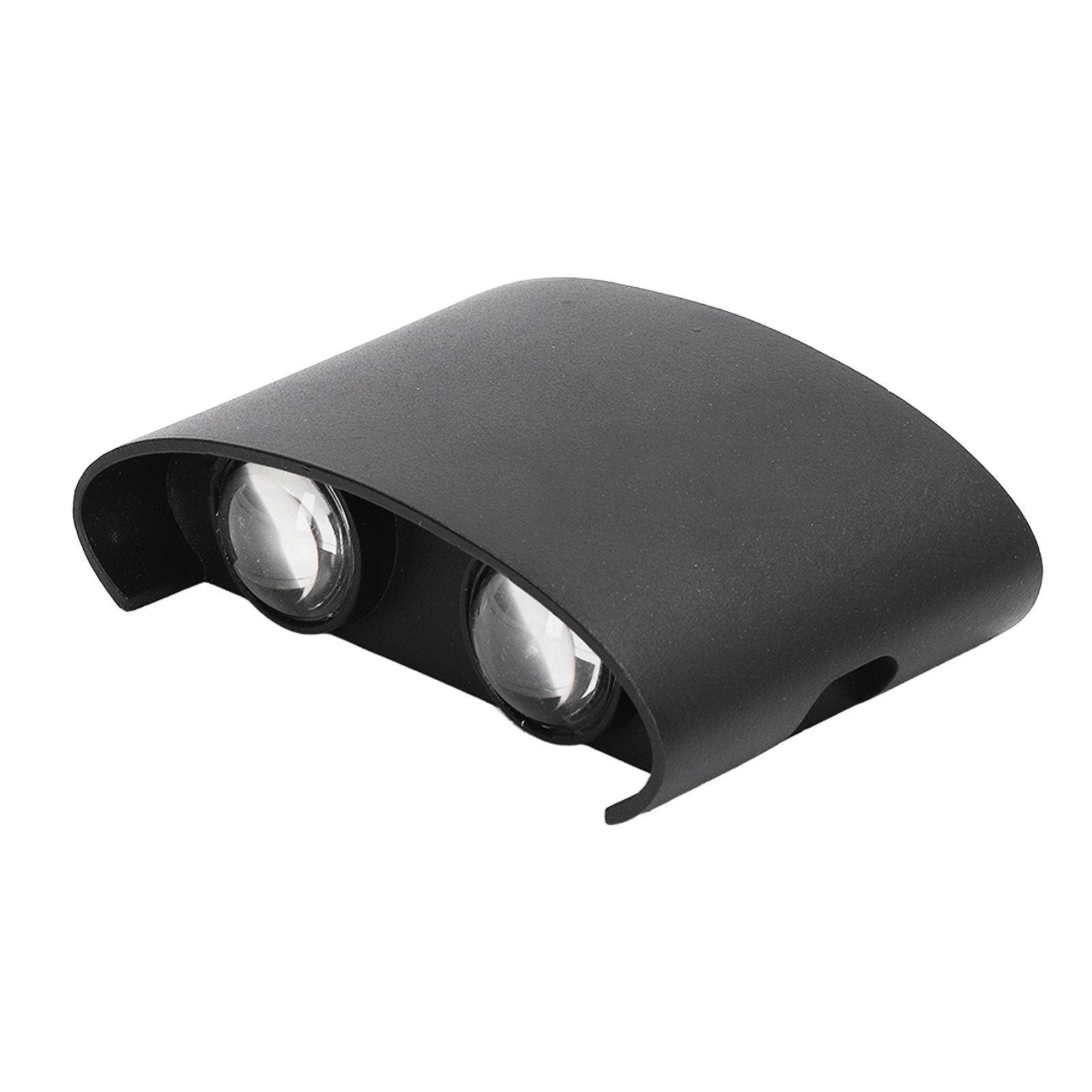LED Wall Lamp Waterproof Modern Sconce Light Indoor Outdoor Decoration 90‑265V 4W Black Shell White Light