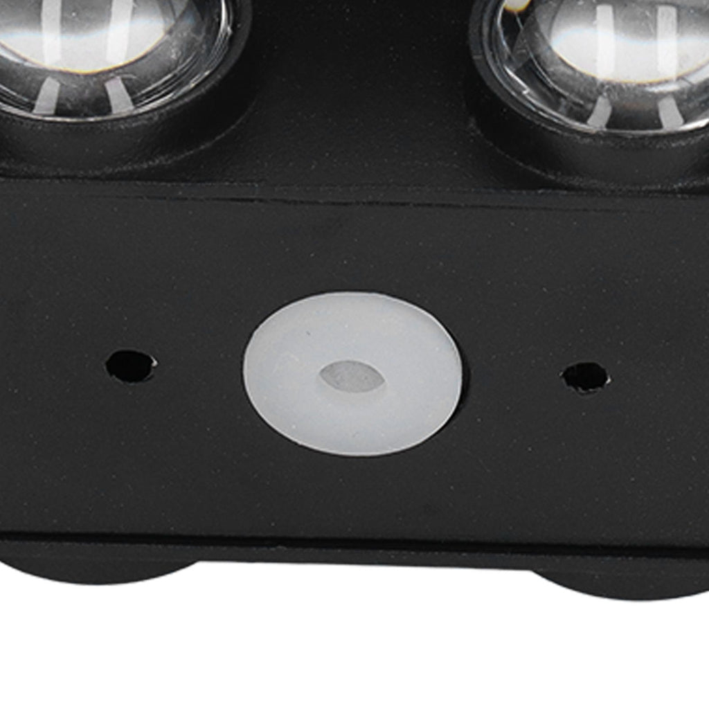 LED Wall Lamp Waterproof Modern Sconce Light Indoor Outdoor Decoration 90‑265V 4W Black Shell White Light