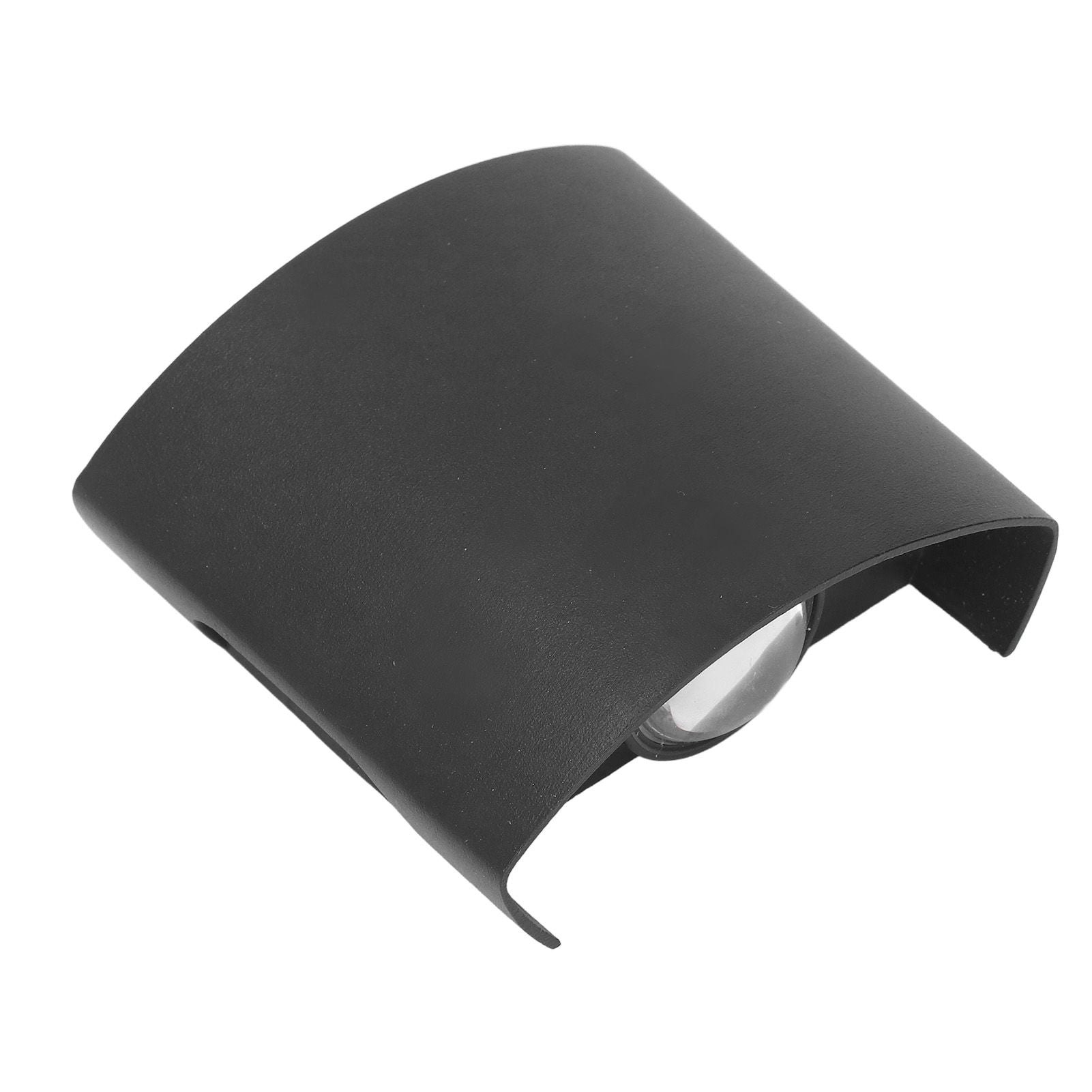 LED Wall Light Waterproof Decorative Aluminum Alloy Black Wall Sconce Lamp for Outdoor 110‑265V Warm Light