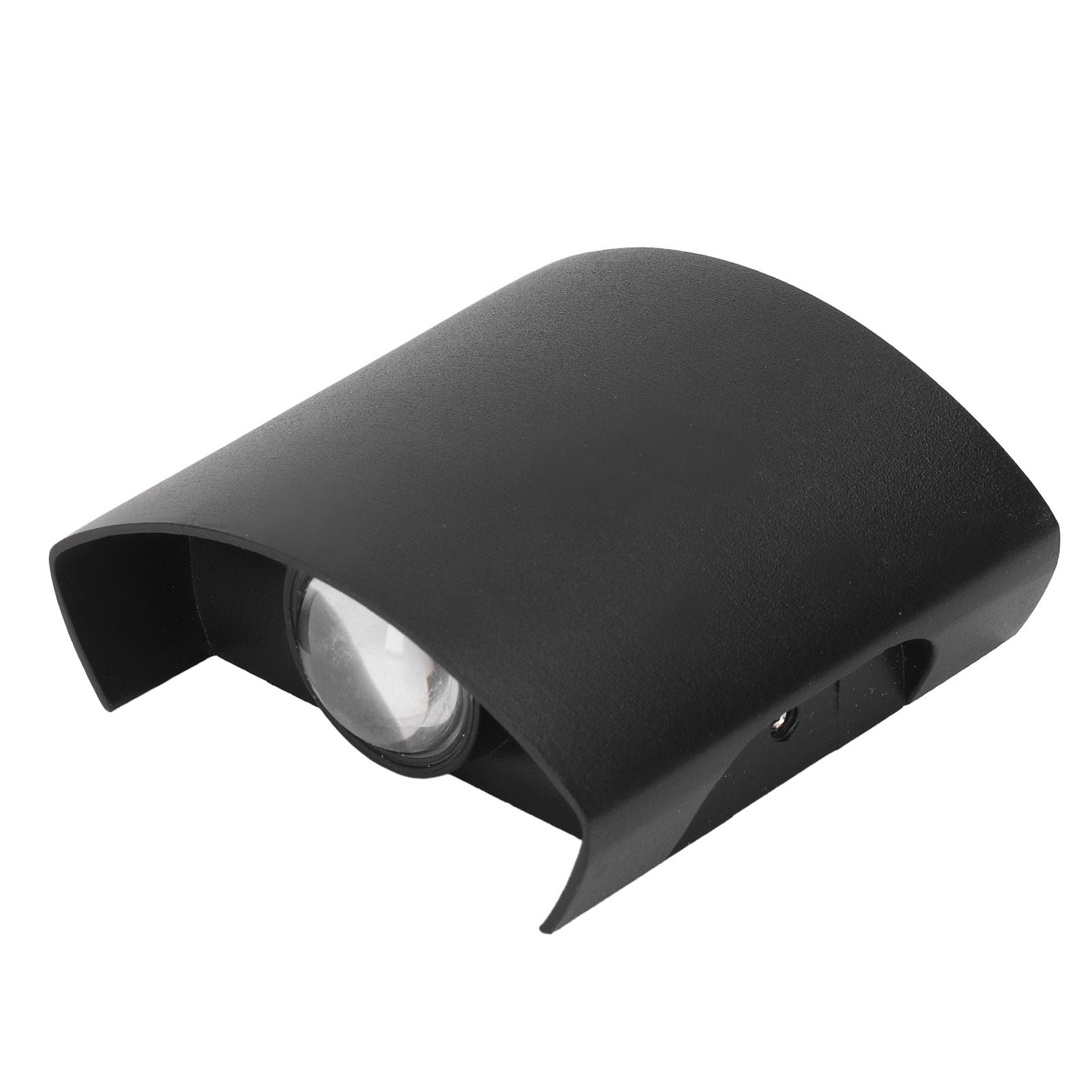LED Wall Light Waterproof Decorative Aluminum Alloy Black Wall Sconce Lamp for Outdoor 110‑265V Warm Light