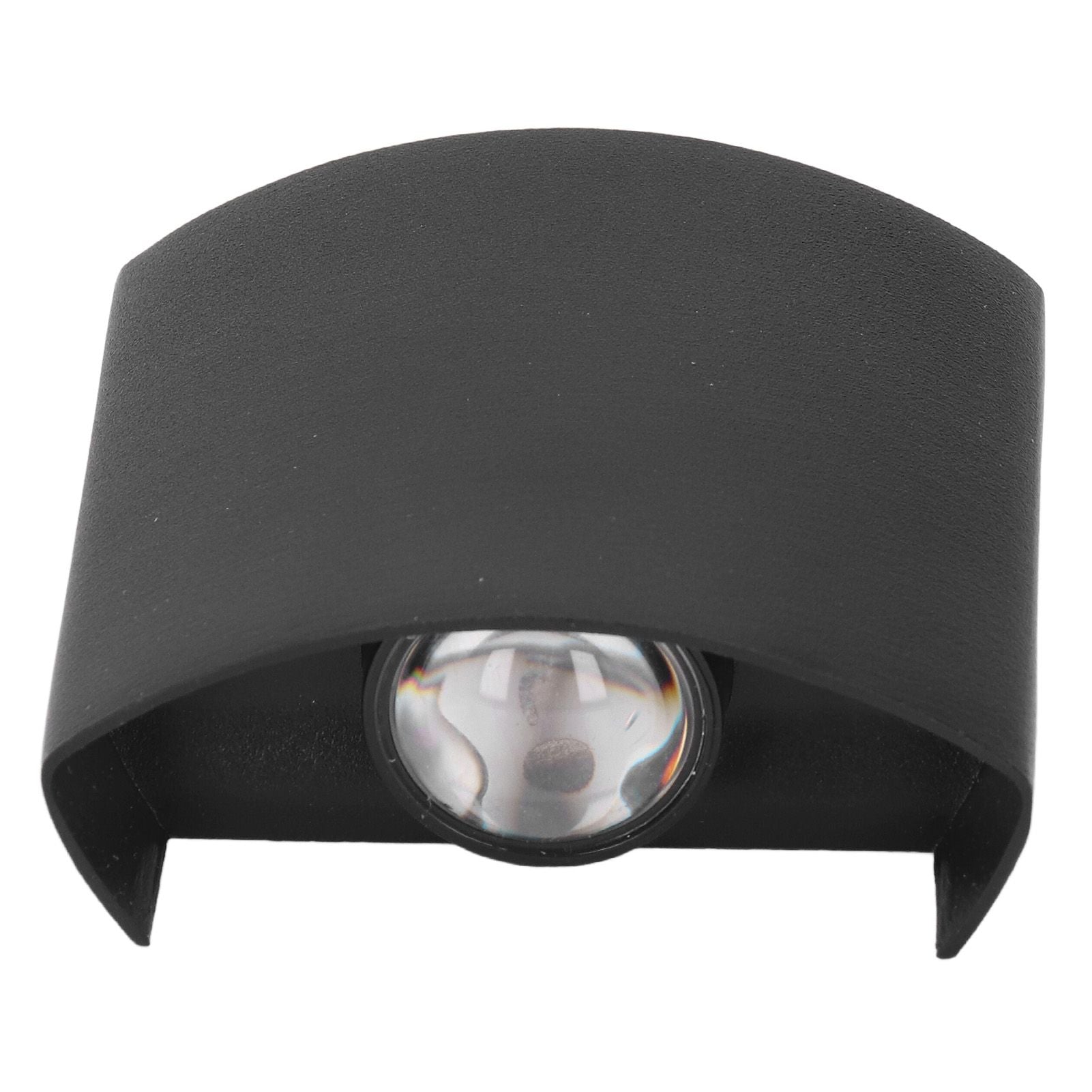 LED Wall Light Waterproof Decorative Aluminum Alloy Black Wall Sconce Lamp for Outdoor 110‑265V Warm Light