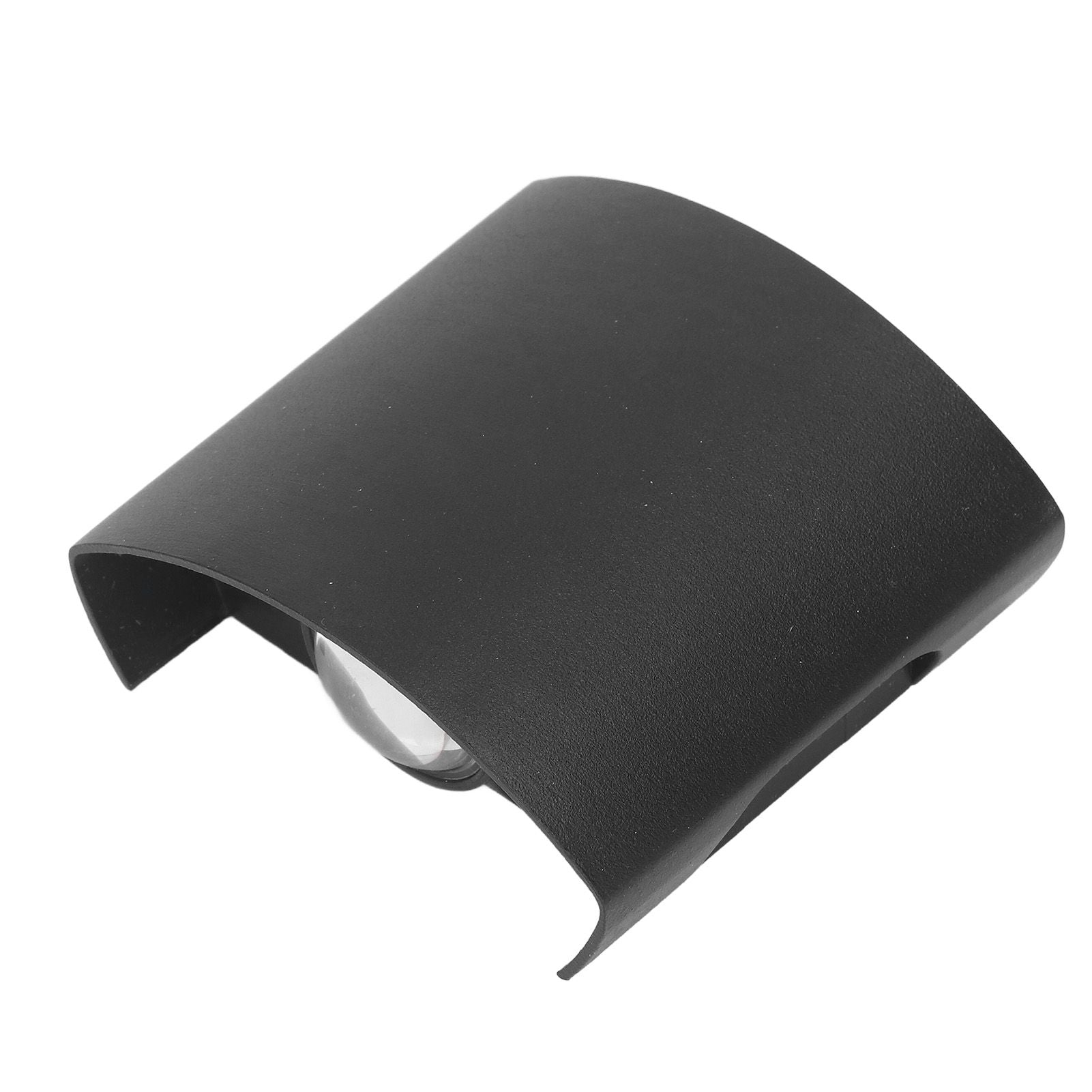 LED Wall Light Waterproof Decorative Aluminum Alloy Black Wall Sconce Lamp for Outdoor 110‑265V Warm Light