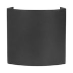LED Wall Light Waterproof Decorative Aluminum Alloy Black Wall Sconce Lamp for Outdoor 110‑265V Warm Light