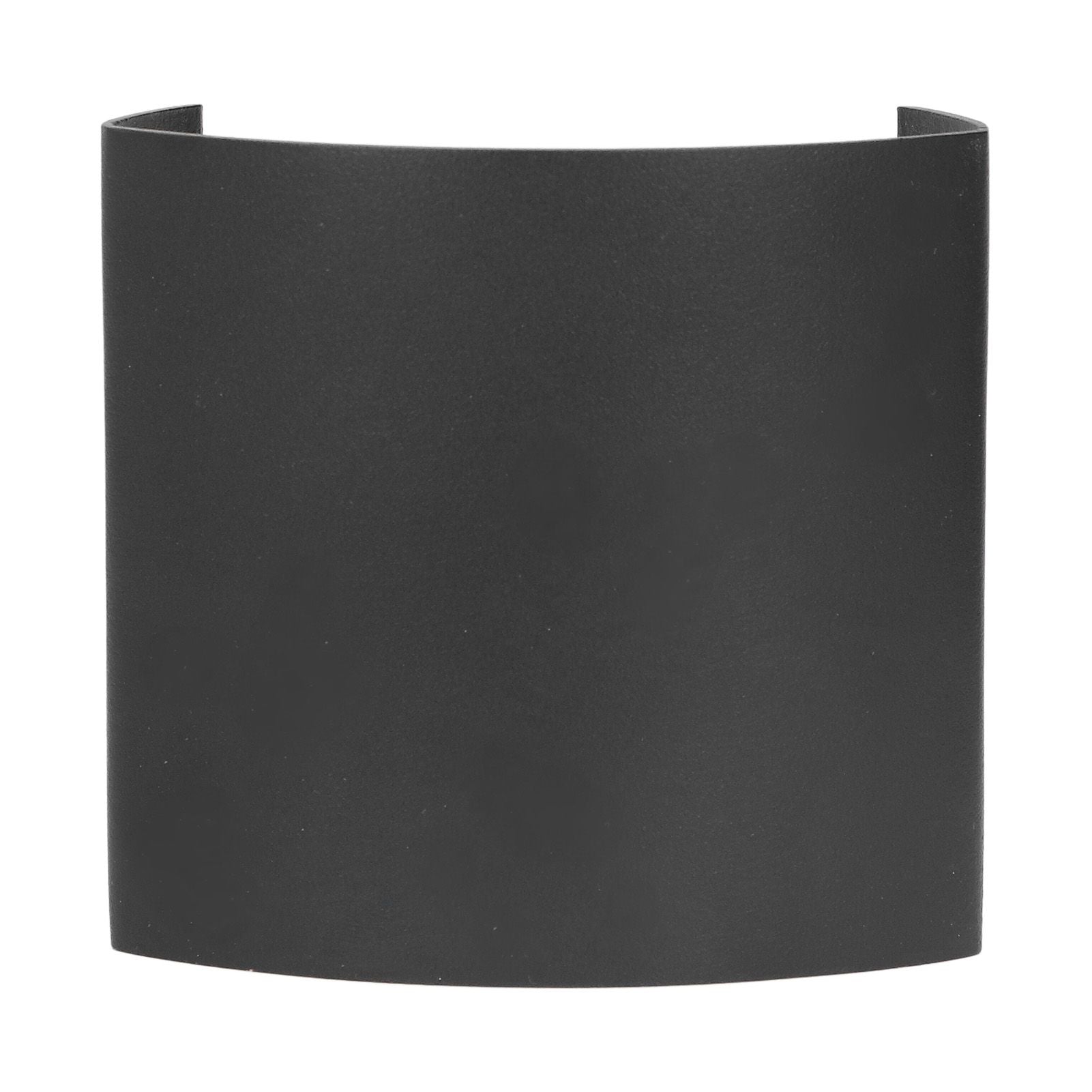 LED Wall Light Waterproof Decorative Aluminum Alloy Black Wall Sconce Lamp for Outdoor 110‑265V Warm Light