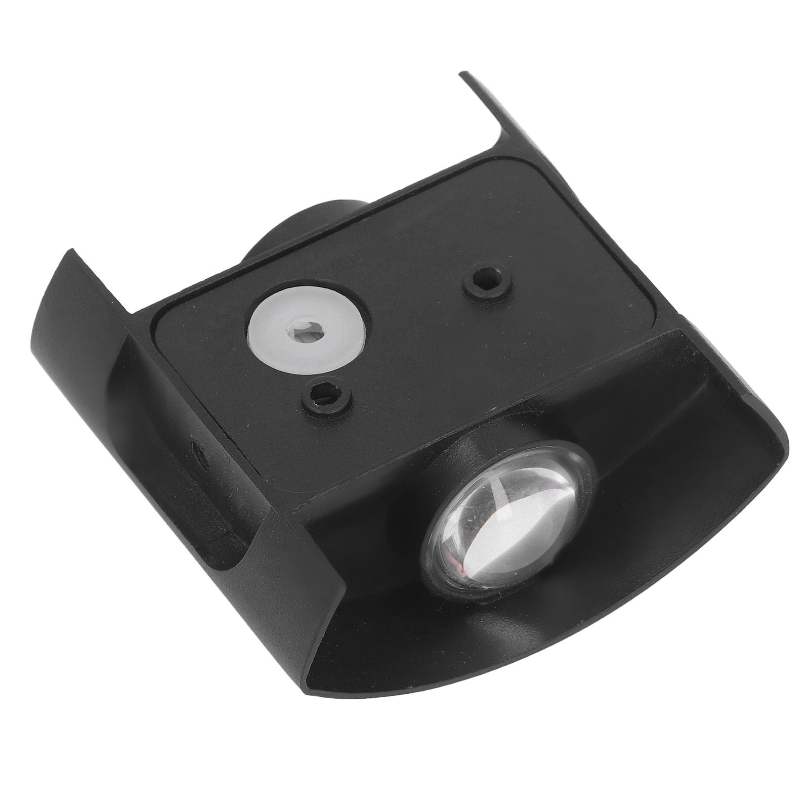 LED Wall Light Waterproof Decorative Aluminum Alloy Black Wall Sconce Lamp for Outdoor 110‑265V Warm Light