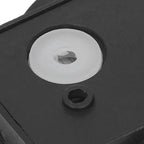LED Wall Light Waterproof Decorative Aluminum Alloy Black Wall Sconce Lamp for Outdoor 110‑265V Warm Light