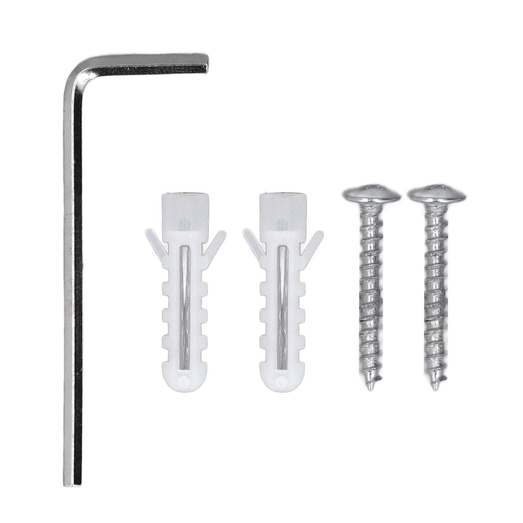 LED Wall Light Waterproof Decorative Aluminum Alloy Black Wall Sconce Lamp for Outdoor 110‑265V Warm Light