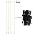 Chimney Cleaning Brush Chimney Sweeping Tool and Rods Kit Duct Clean Kit Cleaning Tool