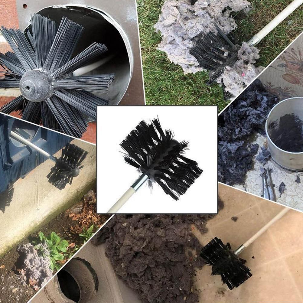 Chimney Cleaning Brush Chimney Sweeping Tool and Rods Kit Duct Clean Kit Cleaning Tool