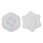 Flower Resin Mold Candle Holder Mold Silicone Mold for DIY Jewelry Box Candy Box Home Table Decor