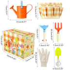 Garden Play Tools Beach Toy with Carrying Bag Children's Garden Tool Set Gift for Kids