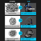 Car Ashtrays with Lid and LED Light Portable Ashtray for Car Mini Car Trash Can Waterproof for Outdoor Travel Home Use