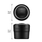 Car Ashtrays with Lid and LED Light Portable Ashtray for Car Mini Car Trash Can Waterproof for Outdoor Travel Home Use