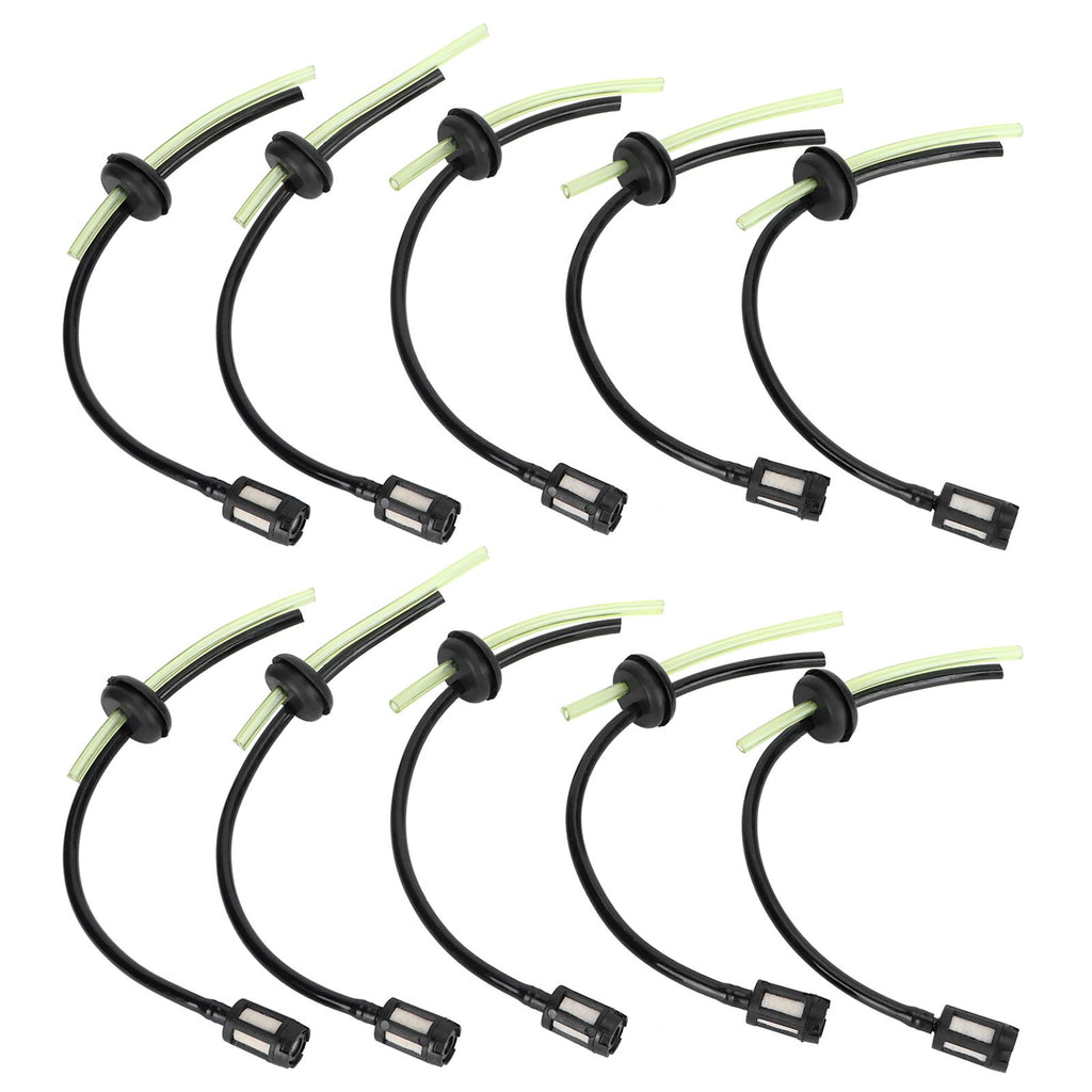 10Pcs Fuel Filter Hose Assembly Kit Replacement for GX35 Lawn Mower Brush Cutter Parts
