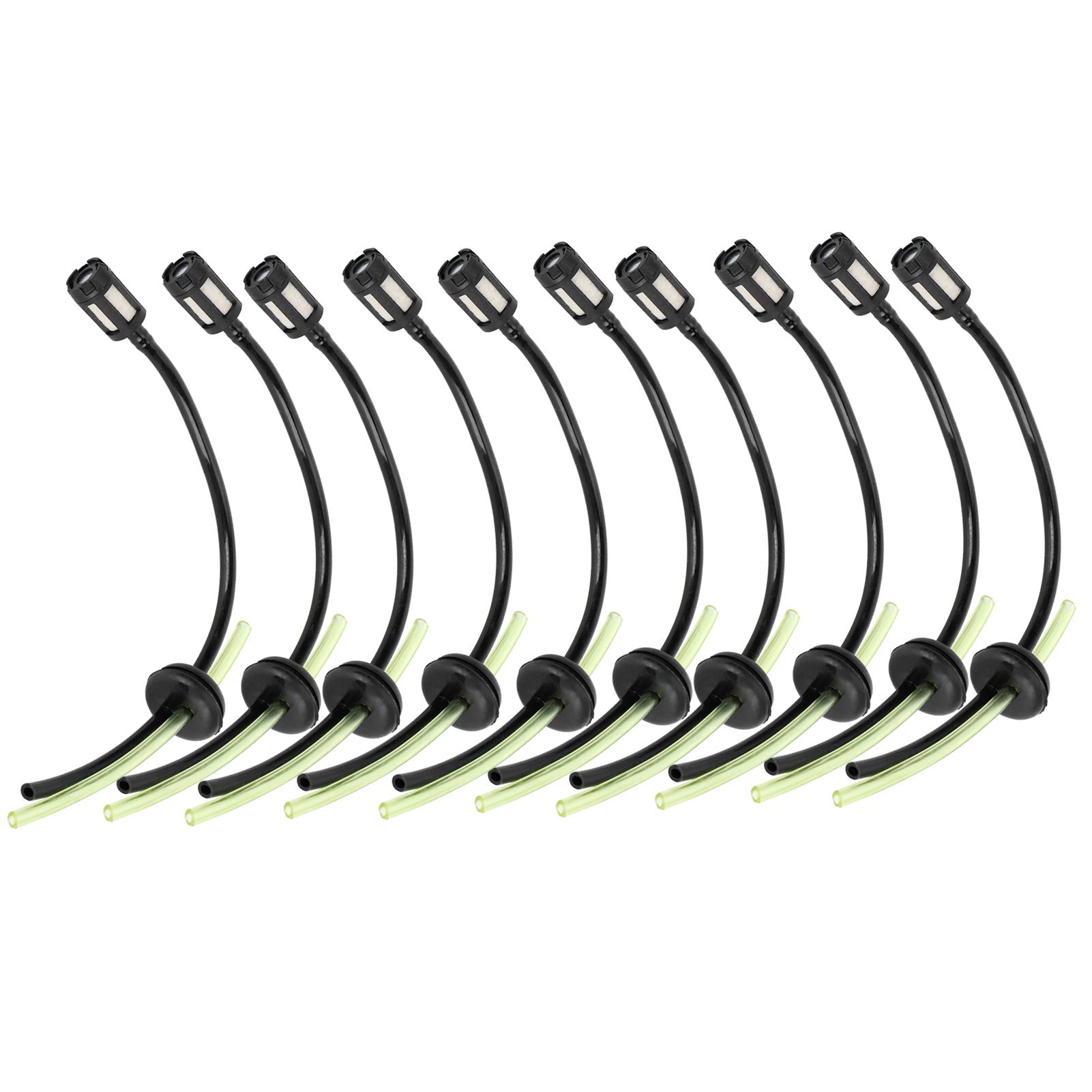 10Pcs Fuel Filter Hose Assembly Kit Replacement for GX35 Lawn Mower Brush Cutter Parts