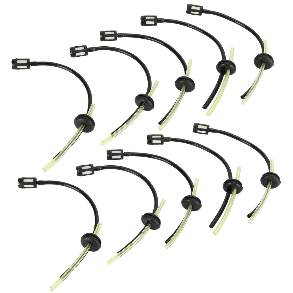 10Pcs Fuel Filter Hose Assembly Kit Replacement for GX35 Lawn Mower Brush Cutter Parts