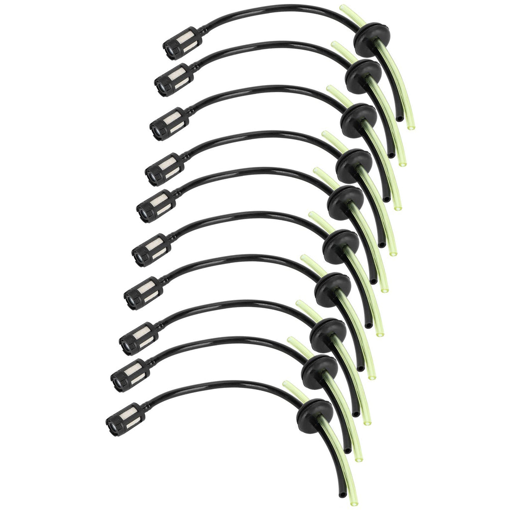 10Pcs Fuel Filter Hose Assembly Kit Replacement for GX35 Lawn Mower Brush Cutter Parts