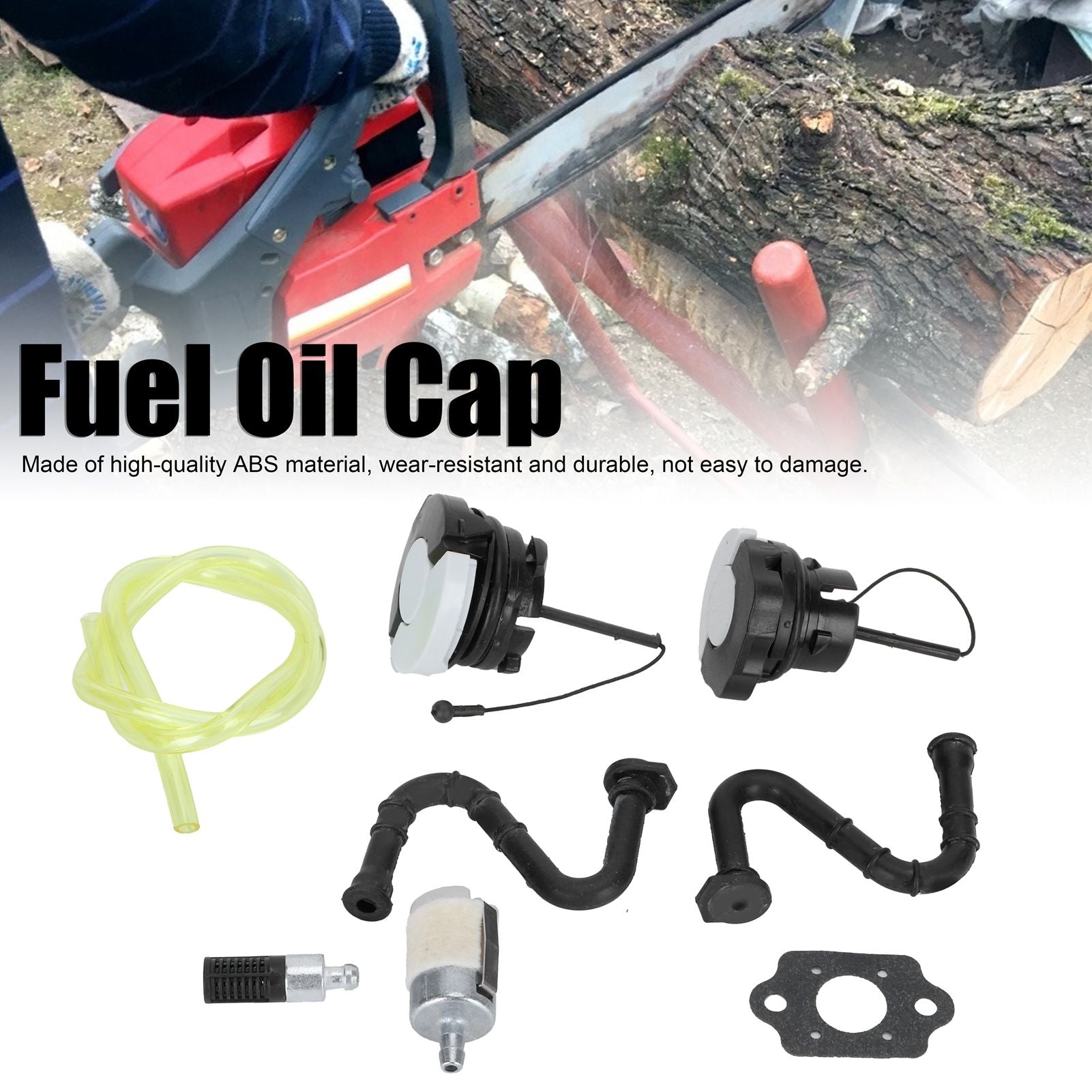 Fuel Oil Cap Replacement Hose Filter Kit Chainsaw Accessories Fit for Stihl MS261 MS271 MS291
