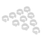 001-100 Numbered Bird Foot Ring Reusable Pigeons Identify Clip Poultry AccessoryWhite
