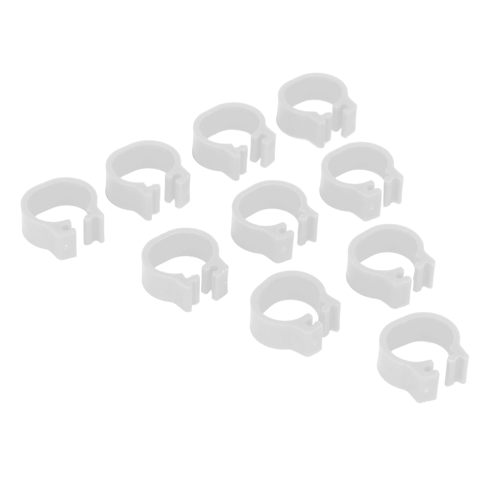 001-100 Numbered Bird Foot Ring Reusable Pigeons Identify Clip Poultry AccessoryWhite