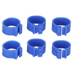 100Pcs Bird Foot Rings Bands 10mm 001-100 Numbered Pigeons Identify Clip Poultry SupplyBlue