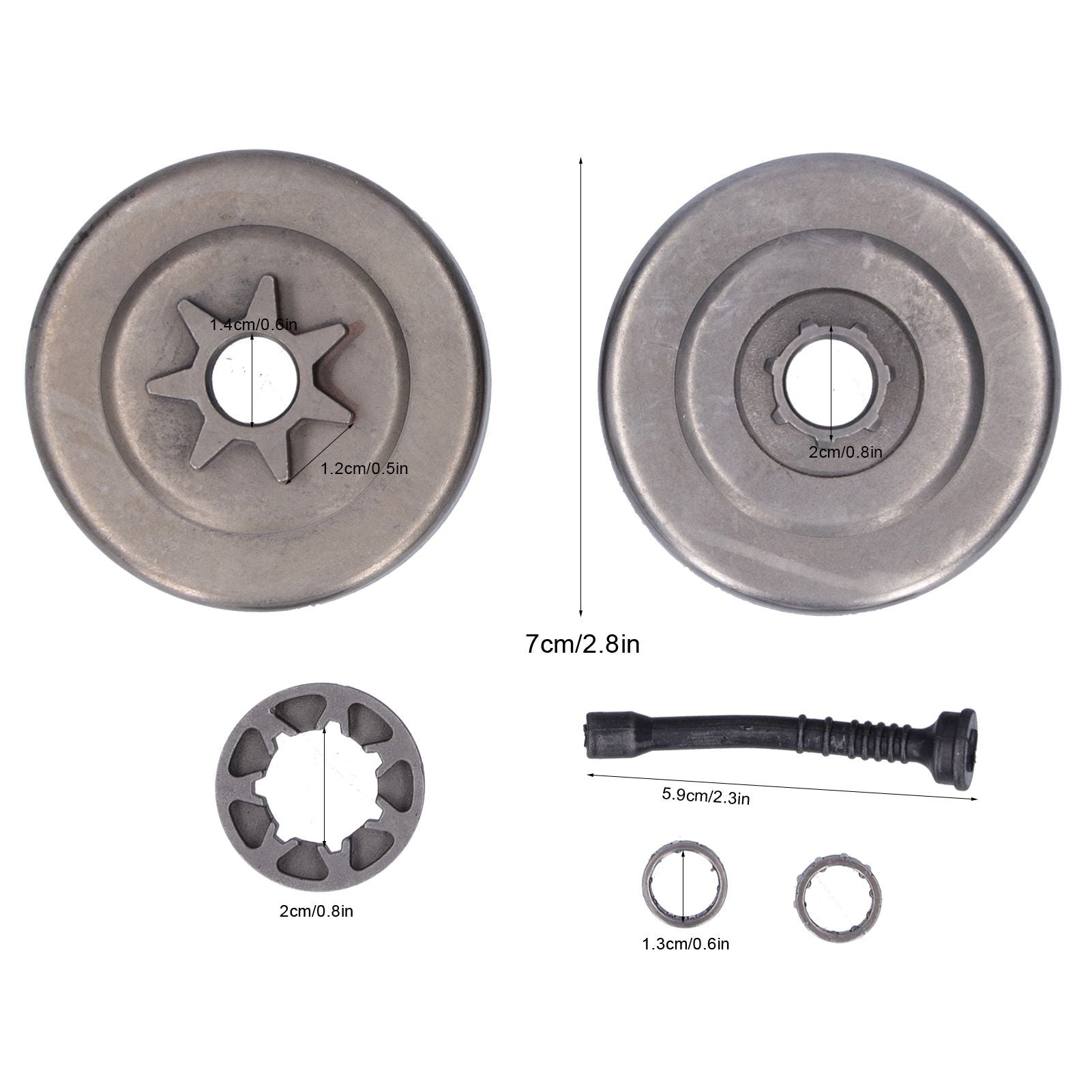 Clutch Drum Bearing 7‑325 Rim Sprocket Replacement Fit for Stihl MS250 Chainsaw