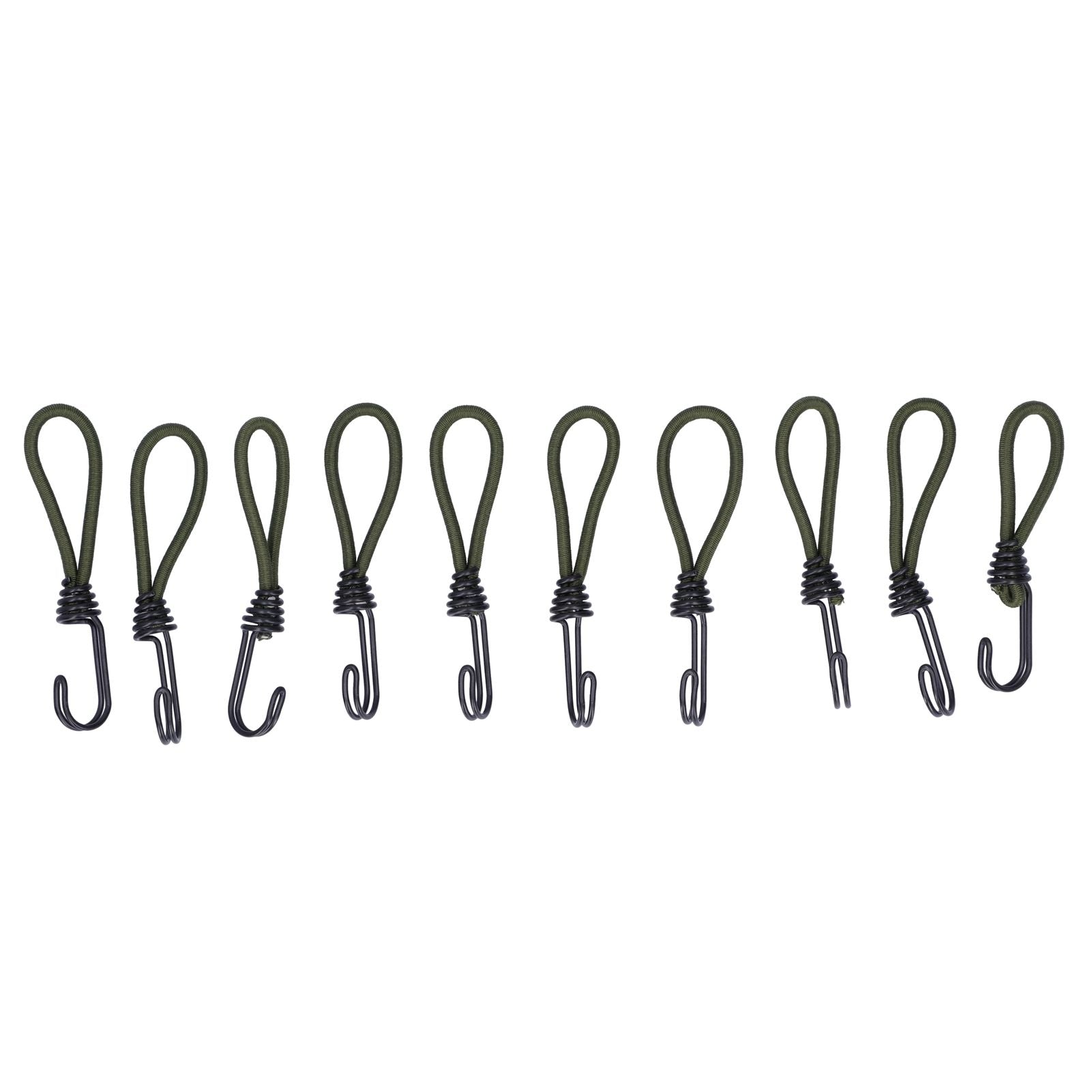 10pcs Tent Elastic Rope with Hook Camping Tent Fixation Elastic Rope Accessories