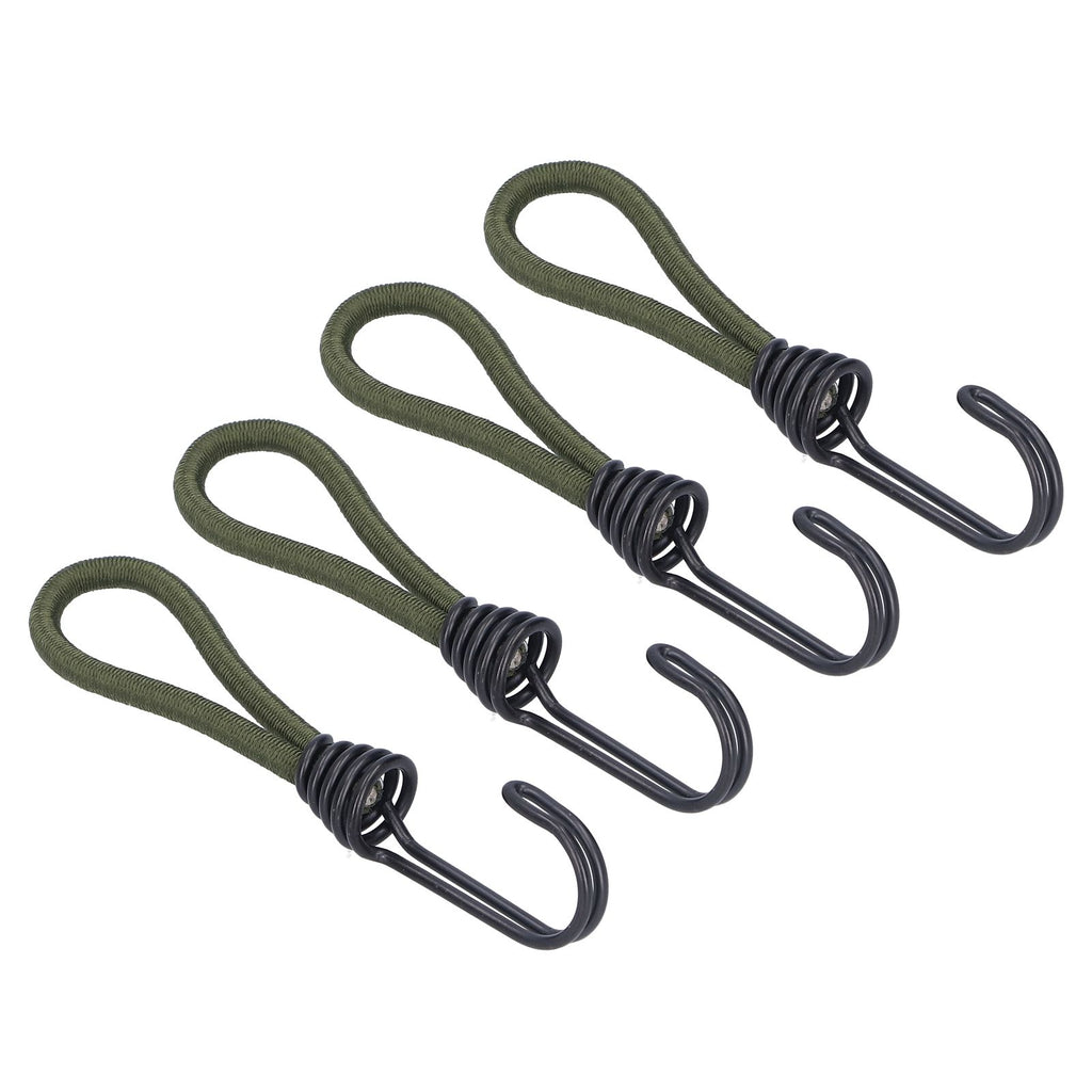 10pcs Tent Elastic Rope with Hook Camping Tent Fixation Elastic Rope Accessories