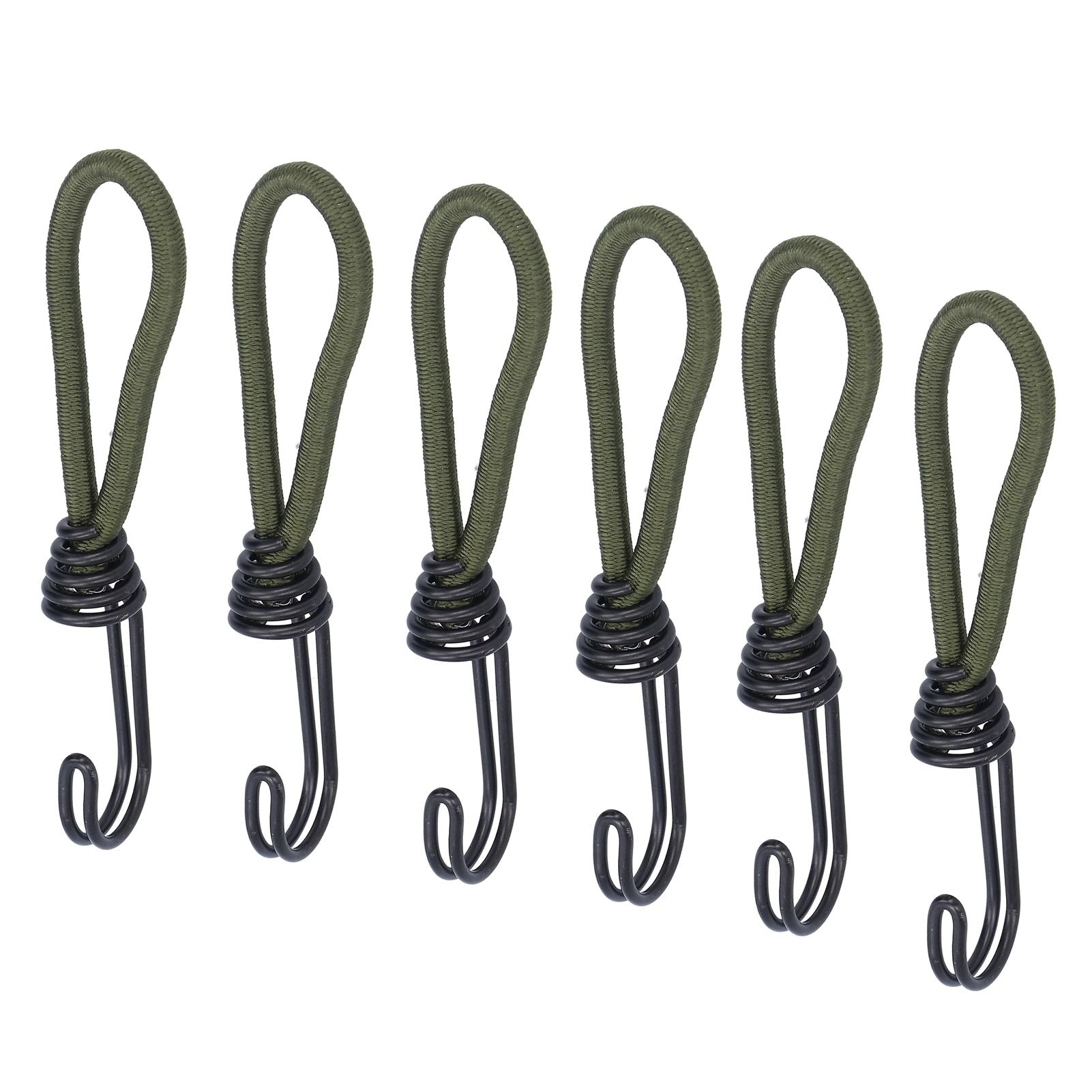10pcs Tent Elastic Rope with Hook Camping Tent Fixation Elastic Rope Accessories