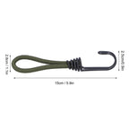 10pcs Tent Elastic Rope with Hook Camping Tent Fixation Elastic Rope Accessories