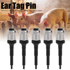 5PCS Ear Tag Needle Pin for Cattle Cows Pigs Goats Sheep Ear Tag Applicator Pliers Livestock Use