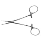 12.5cm Curved Hemostatic Forceps Stainless Steel Hair Tweezers Pliers Livestock Accessory