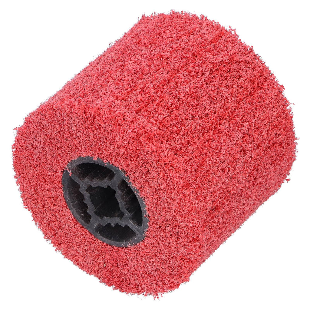 Nylon Polishing Wheel Polishing Machine Burnishing Wheel Polisher Accessory 120x100mm Red