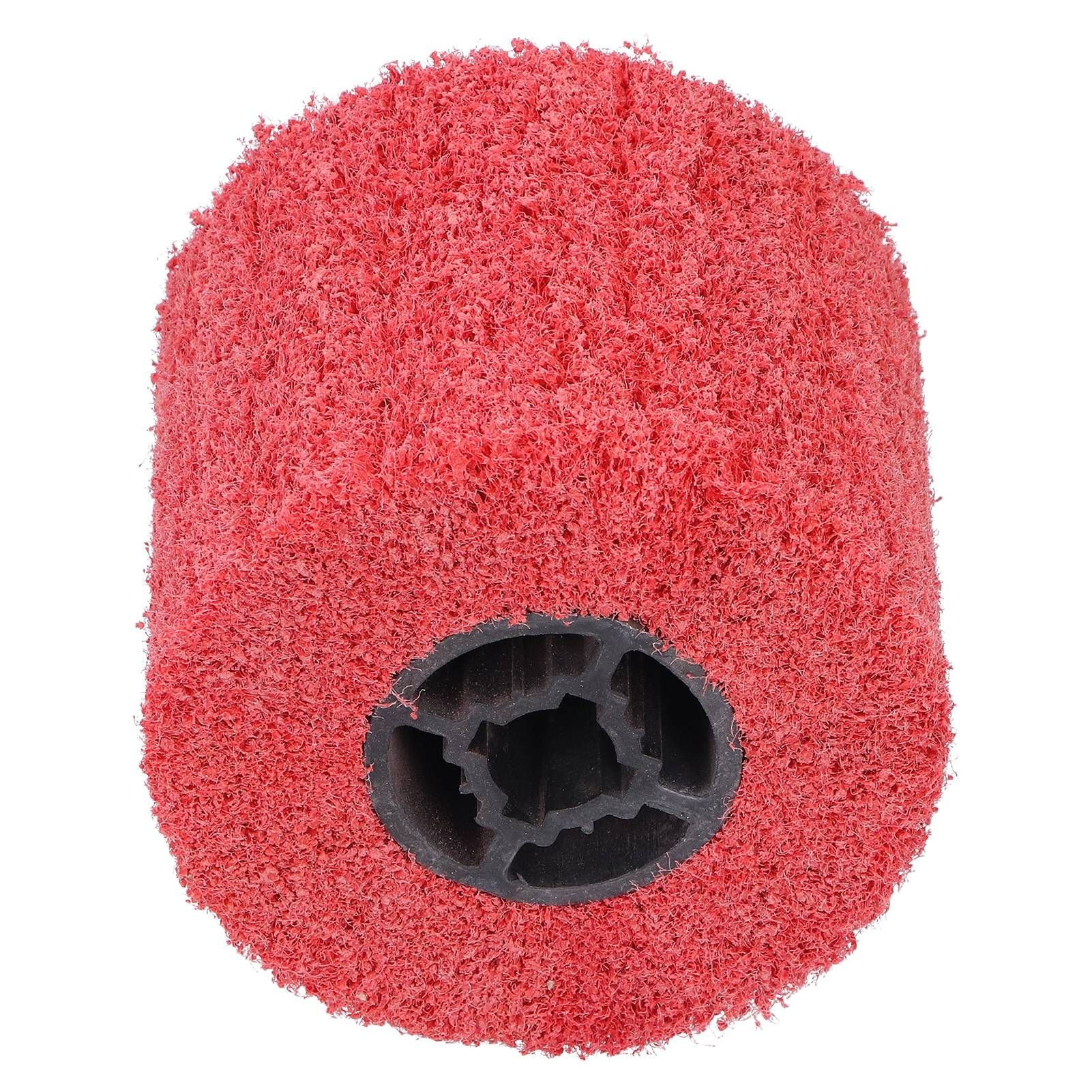 Nylon Polishing Wheel Polishing Machine Burnishing Wheel Polisher Accessory 120x100mm Red