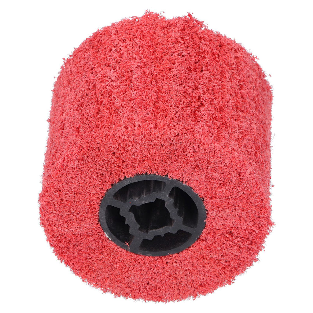 Nylon Polishing Wheel Polishing Machine Burnishing Wheel Polisher Accessory 120x100mm Red