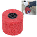 Nylon Polishing Wheel Polishing Machine Burnishing Wheel Polisher Accessory 120x100mm Red