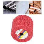 Nylon Polishing Wheel Polishing Machine Burnishing Wheel Polisher Accessory 120x100mm Red