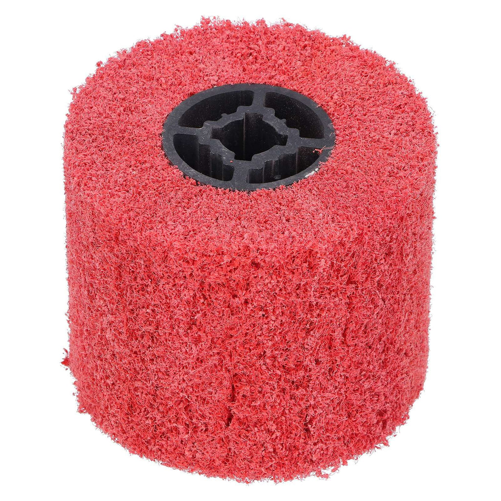 Nylon Polishing Wheel Polishing Machine Burnishing Wheel Polisher Accessory 120x100mm Red