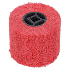Nylon Polishing Wheel Polishing Machine Burnishing Wheel Polisher Accessory 120x100mm Red