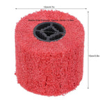 Nylon Polishing Wheel Polishing Machine Burnishing Wheel Polisher Accessory 120x100mm Red