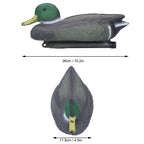Floating Duck Decoy Simulation Hunting Duck Garden Pool Yard Lake Decoration 26x11.5cmMale